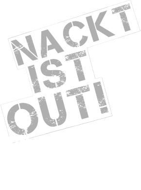 nackt ist out - Logo